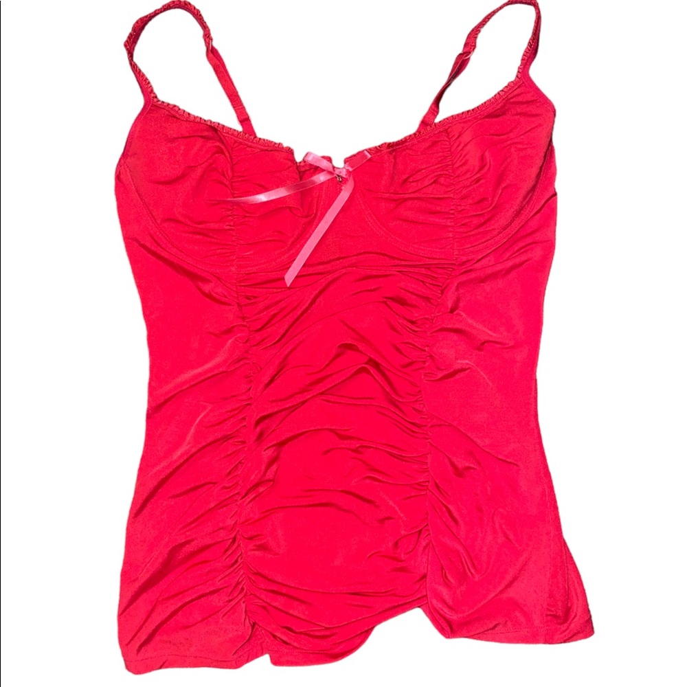 Victoria secret red corset top